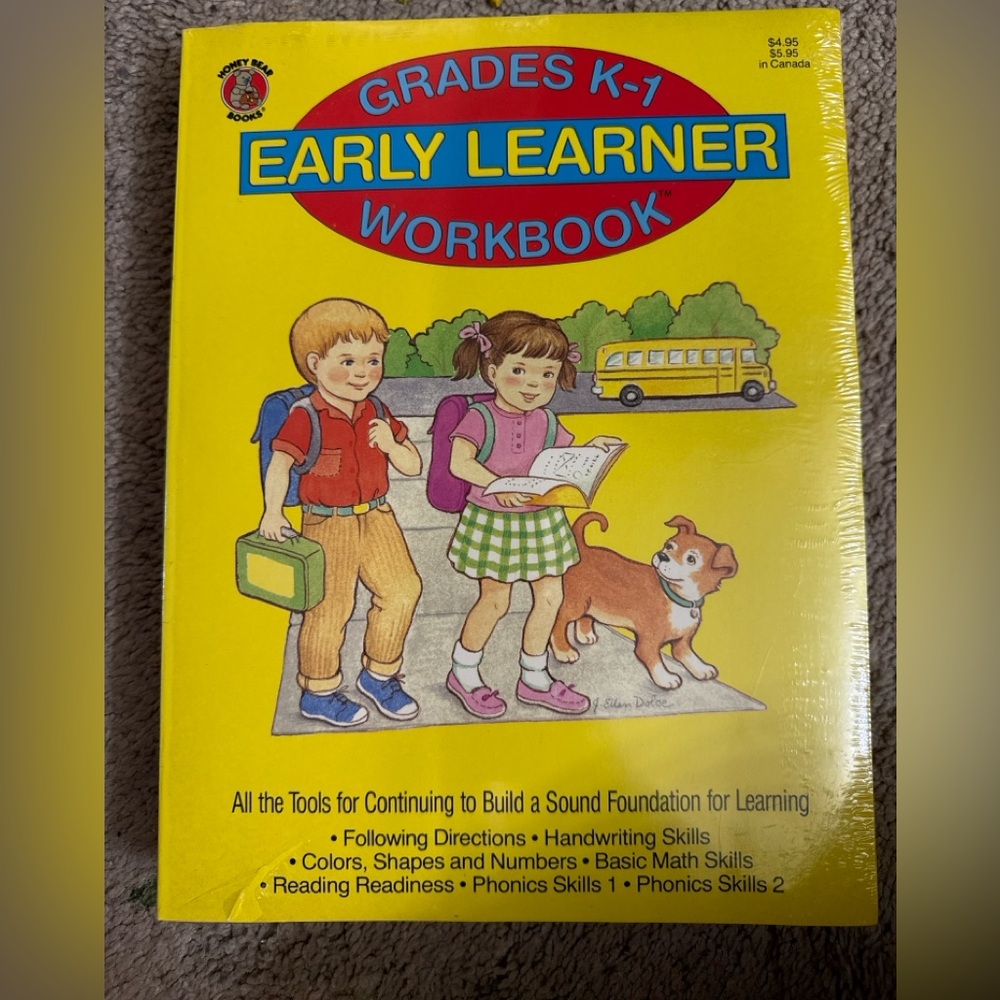 Early Learner Workbook Set Preschool & K-1 Homeschool‎ Learning Bundle